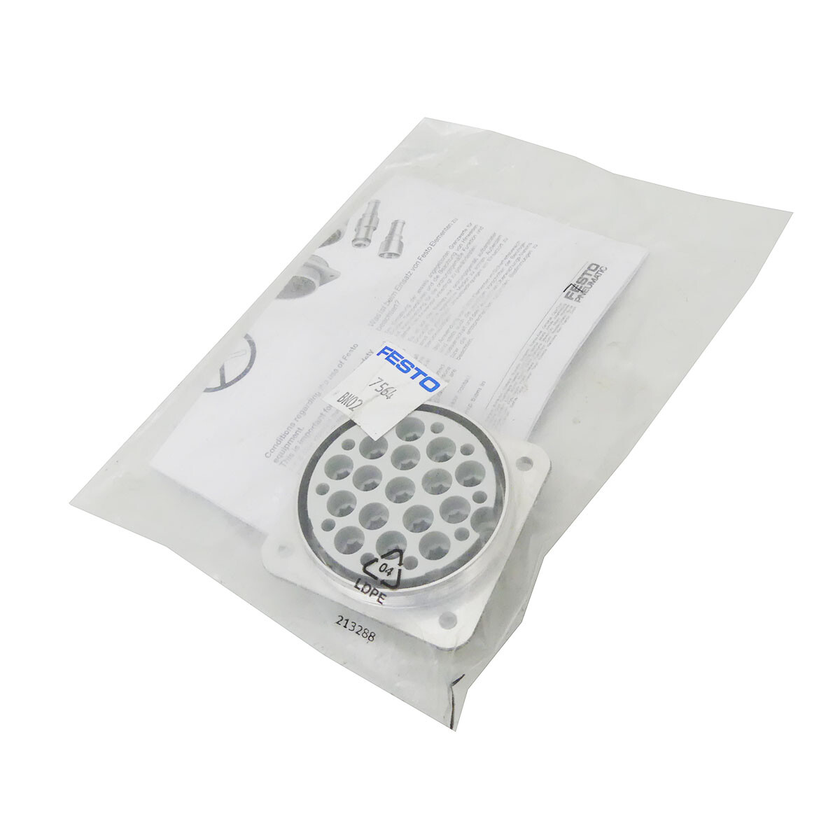 Festo KDVF-16B multiple hose connection 7564 BN02 -sealed-