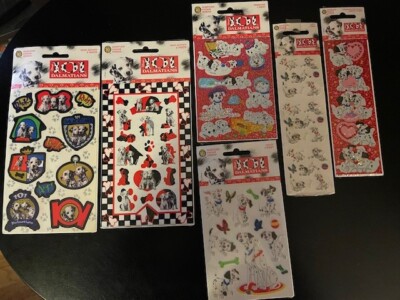 1998 Sandylion Disney 101 Dalmatians Stickers:  Choice of 6 stickers. Sealed New