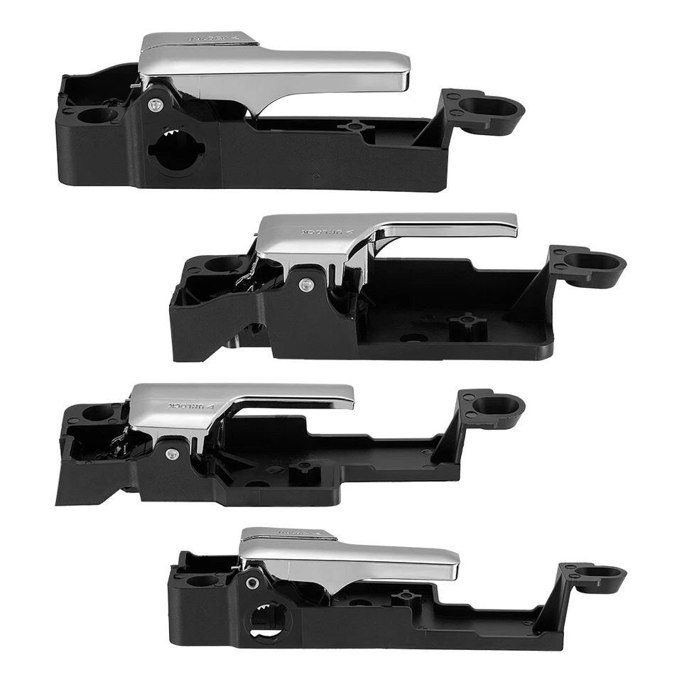 Manija interior cromada de la puerta interior izquierda+derecha para Ford Fusion 2006-2012 Foto 2 de 4