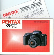 ASAHI PENTAX Z-70 Camera User Manual Instruction Manual (Y4936