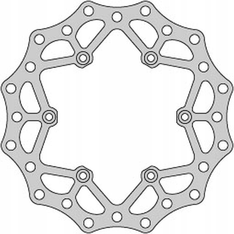 Disque de frein arrière pour KTM 2T 4T Husqvarna et Gas-Gas de 1991 à 2021