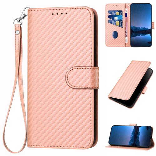 Wallet Cover For Redmi Note 12 Pro+ 11 11S 12S 9S Carbon Fiber Flip Leather Case - Picture 17 of 20