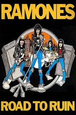 RAMONES "Road to Ruin" Poster retro punk rock 24x36 art