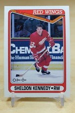 1990-91 O-Pee-Chee OPC Base #520 Sheldon Kennedy - Detroit Red Wings