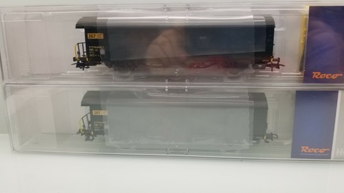 Roco 67186 AC 2-teiliges Set Postgüterwagen der SBB Mit Schlussleuchte NEU OVP  | Zustand: Neu