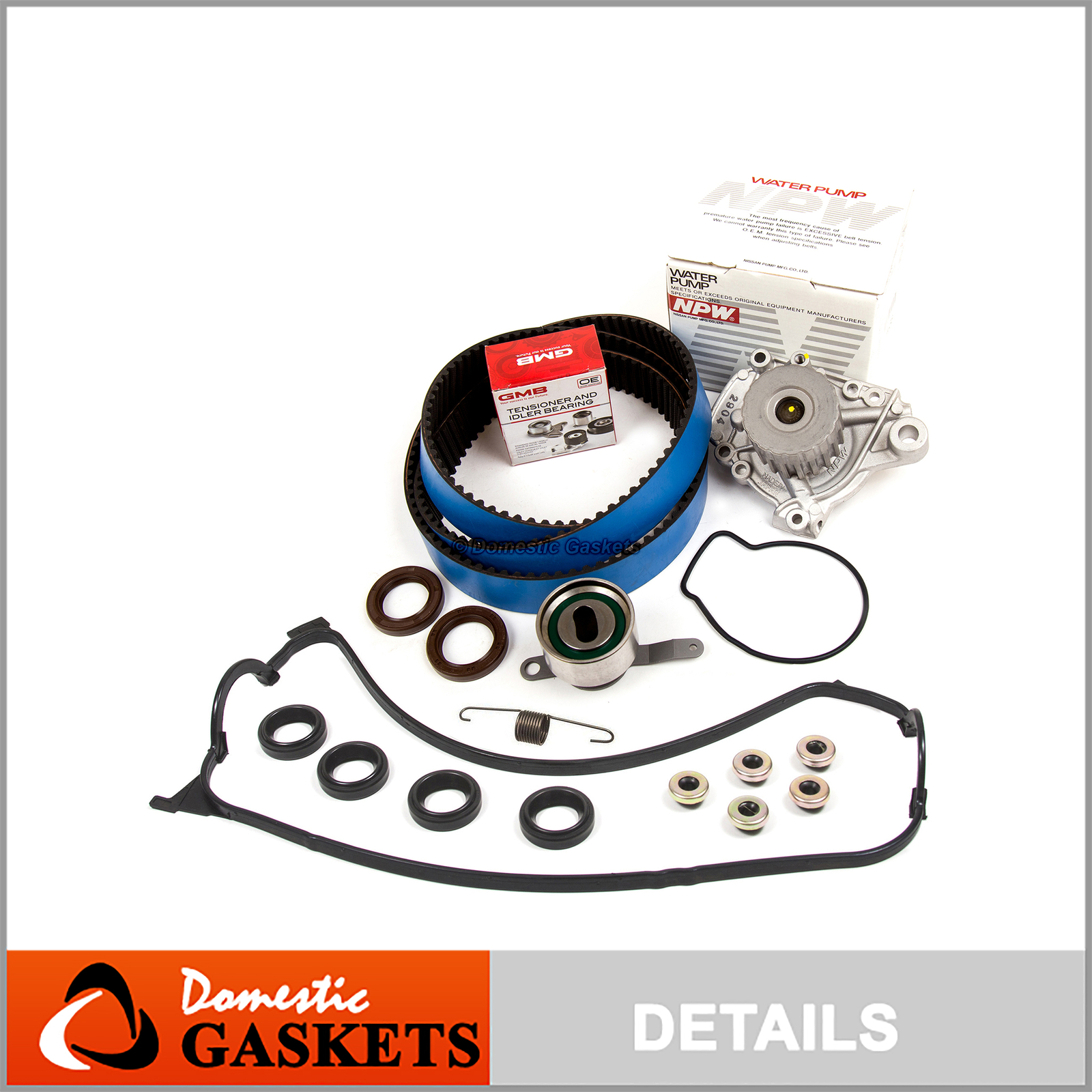 Timing Belt Kit Water Pump Valve Cover Gasket for 9600 Honda Civic