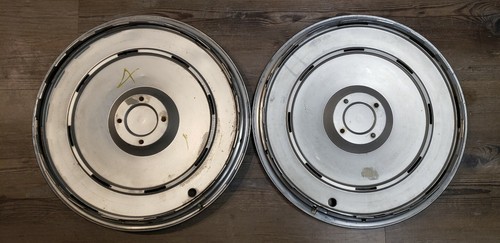 1980 1981 1982 1983 1984 1985 1986 1987 1988 Lincoln Town Car Hub caps Set of 2 - Picture 10 of 11