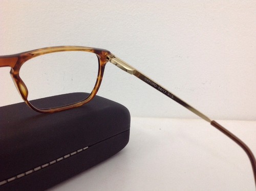 Tigieffe Occhiale Da Vista Vintage 1980 Miele Marrone Plastica Grande Quadrato - Foto 8 di 11