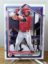 ALBERTO RIOS 2024 Topps Bowman Baseball Prospect #BP-98 Los Angeles Angels 3B