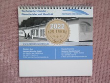 Schreibtischkalender Querkalender 2022 Monatsübersicht Werbeartikel 