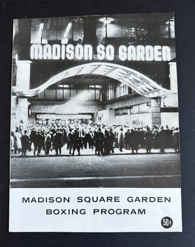 1965 February 1 Madison Square Garden Boxing Program Msg Nm Mint Floyd Patterson - Picture 2 of 15