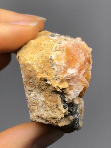 SELTENER Cerussit + Baryt 4,2oz Kristallpräparat Marokko N43 - Bild 5 von 12