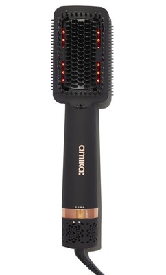 Amika Double Agent 2-in-1 Straightening Blow Dry Brush/ Glättungsbürste - NEU