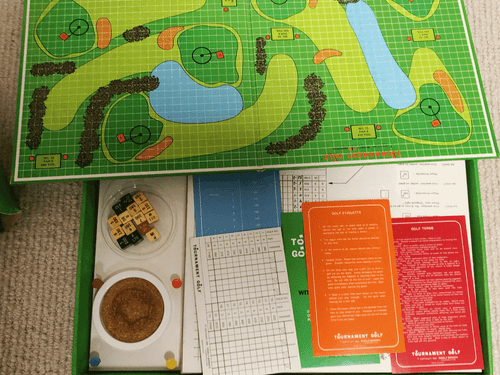 1969 "TOURNAMENT GOLF" BOARD GAME: RIGELY BANADA; GREEN VALLEY COUNTRY CLUB - Picture 4 of 4