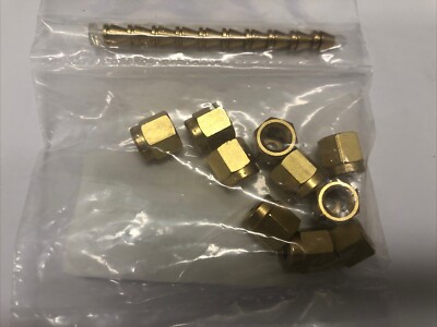 Agilent 5181-7479 Brass Nut, Ferrule 10pk 1/8