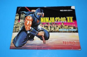 NINJA GAIDEN II: THE DARK SWORD OF CHAOS FOR NINTENDO NES COMPLETE & TESTED! NG2