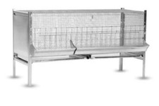 Gabbia antitopo per polli smontabile cm 130x50xh80