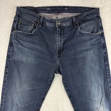 AG Adriano Goldschmied Jeans Mens 36x34 Blue Tellis Modern Slim Stretch Denim