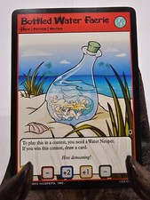 Neopets TCG - Bottled Water Faerie 123/150 - The Darkest Faerie - NM