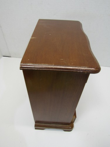 OLD VINTAGE WOOD Jewelry Box Organizer Jewelry Display Storage Case 5 Drawer - Picture 3 of 5