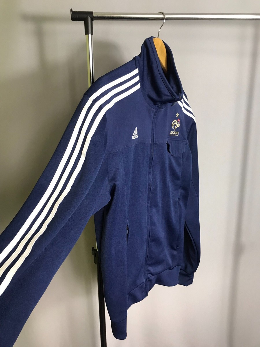 Mens ADIDAS France National 2007/2009 Blue Track Jacket Soccer