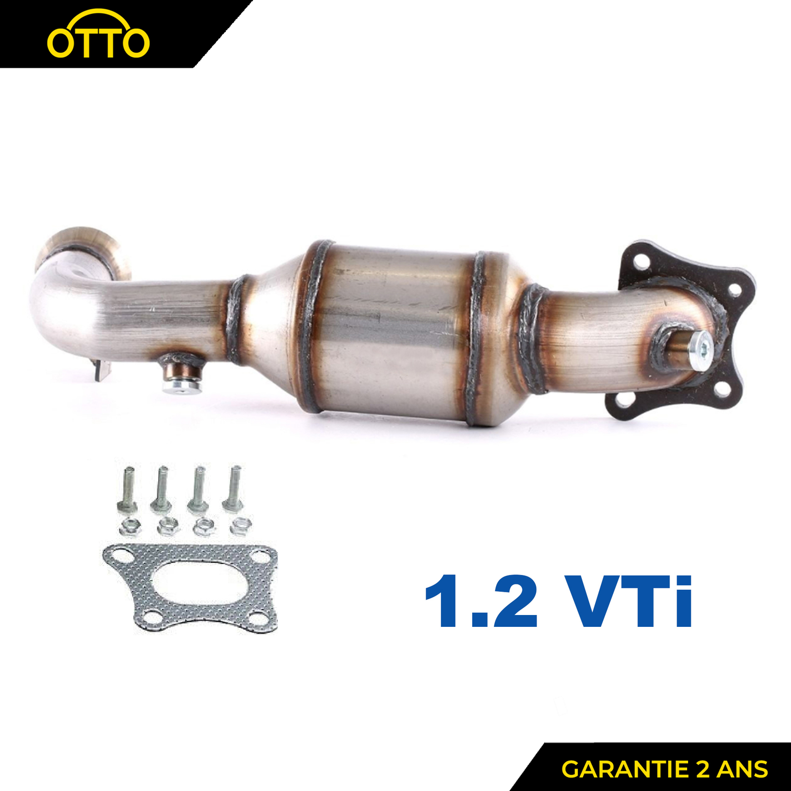 Catalyseur 1.2 VTi de remplacement pour réparation échappement Citroën C3 et C4