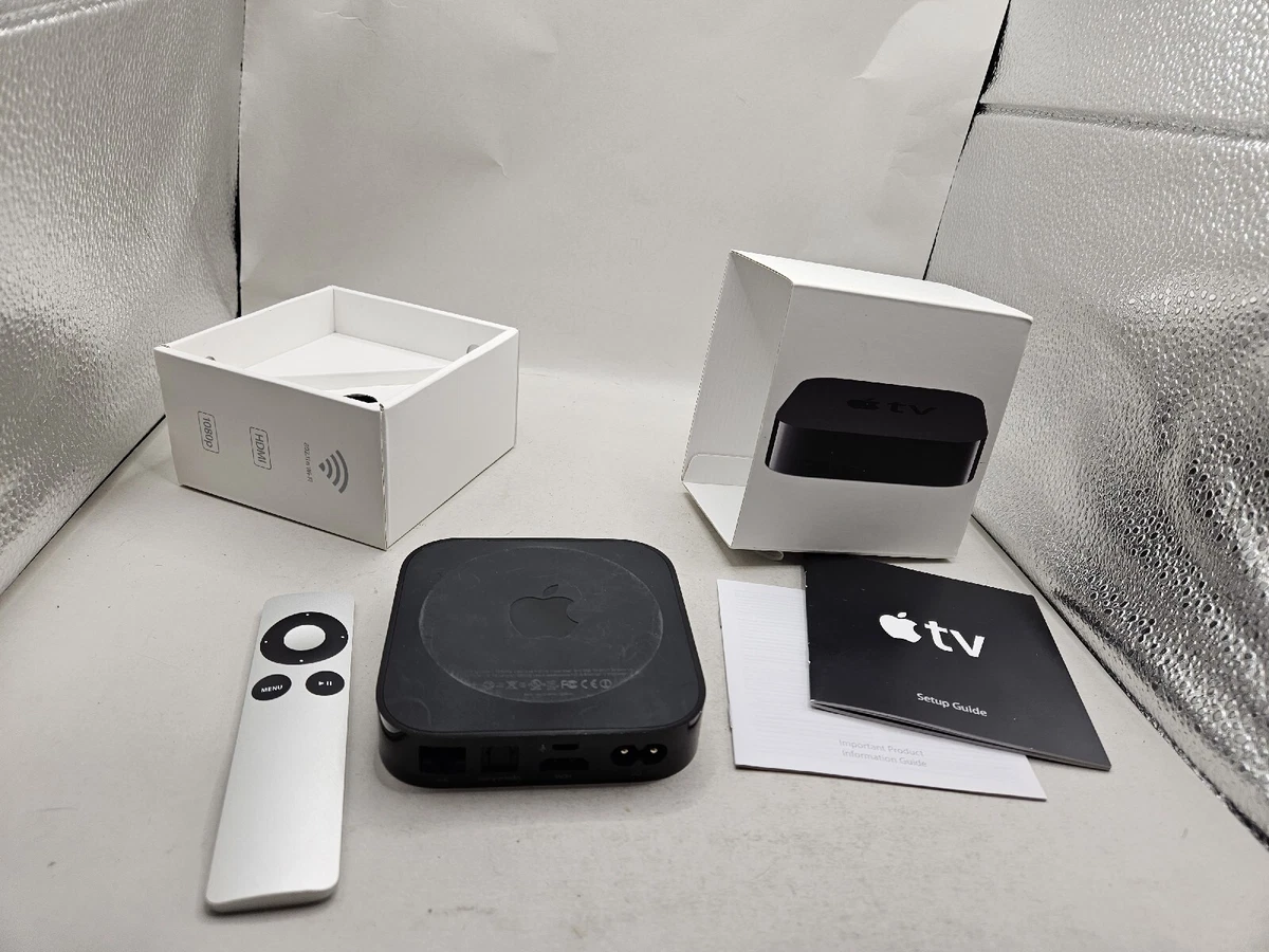 Apple TV 3rd Generation 8GB Digital HD Media Streamer Black A1427
