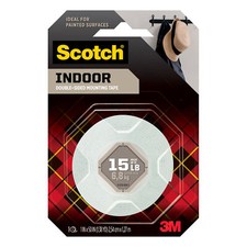 Scotch  Indoor Double-Sided Mounting Tape 114S, 1 in x 50 in 2.54 cm x 1.27 m 