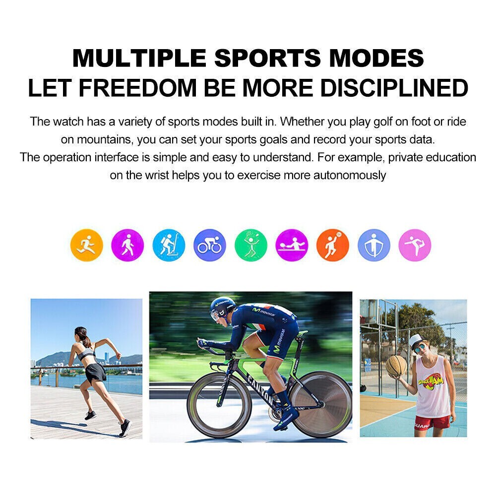 Bluetooth Call Smart Watch Men Heart rate NFC Waterproof Sports Fitness