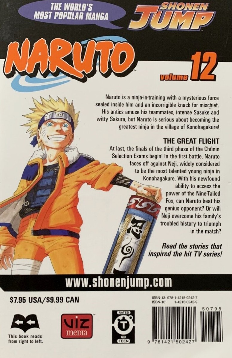 Naruto, Vol. 12 by Masashi Kishimoto (2006, Trade Paperback