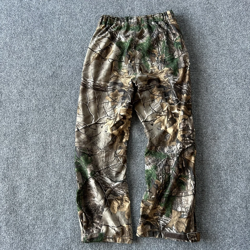 Guide Series Pant Boys Medium TecH20 28 X 25 Waterproof Real Tree Micro Fleece - Image 2 of 4