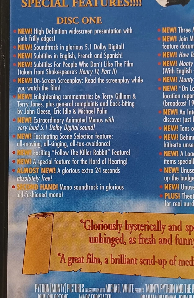 Monty Python And The Holy Grail (Special Edition 2 Disk Set) DVD - Rated PG - Image 4 of 4