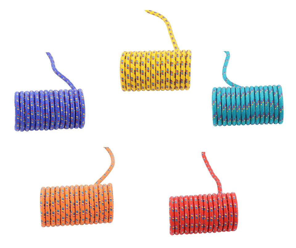 HAEST Belle corde à sauter vendue au mètre - bleu - jaune - vert - orange - rouge