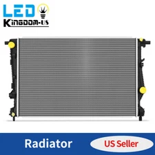 Aluminum Radiator For 2014-2018 Jeep Cherokee 2.4L 3.2L W/ Dual Fan Assembly