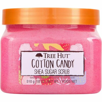 Tree Hut Cotton Candy Shea Sugar Scrub 18oz Hydrate Exfoliate 