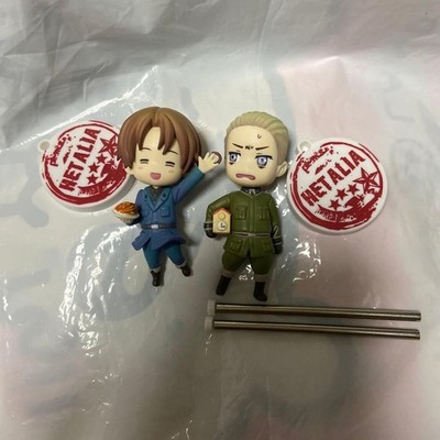 Hetalia Axis Powers Italy, Germany One coin Mini figure set of 2 about 5cm 2009s