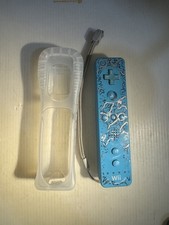 Nintendo Wii U Official Wii Remote Motion Plus Blue OEM RVL-036 Tested Working