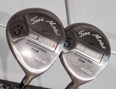 Tour Model O/S Series Professional Tour 3 And 5 Woods *Reg Flex Steel Shafts*