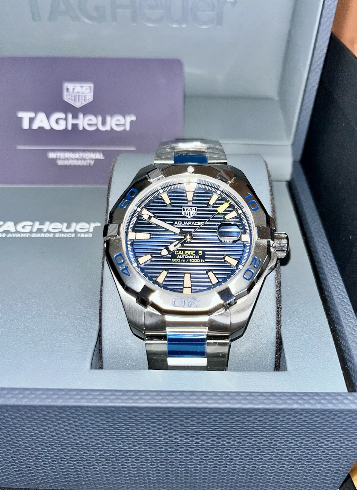 TAG Heuer Aquaracer Blue Dial Men's Watch WAY2012.BA0927