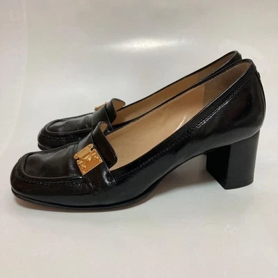 Chaussures Louis Vuitton escarpins talon EU 36,5 US 6,5 noir authentique - Photo 1/4