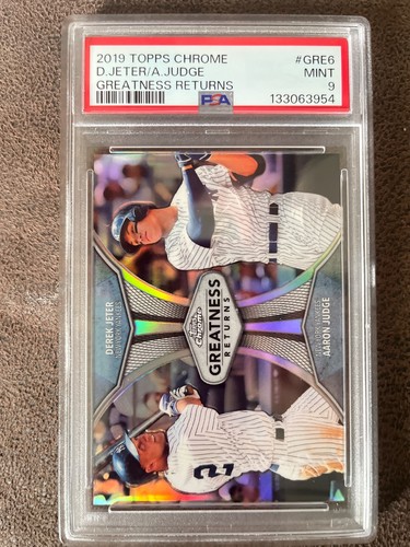 2019 Topps Chrome - Greatness Returns Derek Jeter, Aaron Judge #GRE-6
