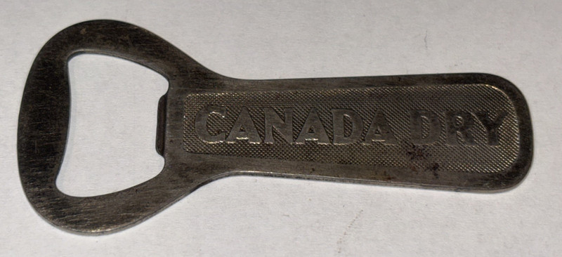 Vintage Canada Dry Advertising Bottle opener
