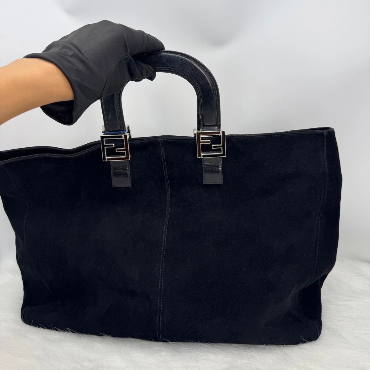 Fendi Black Suede Exterior Bags & Handbags for Women for sale | eBay