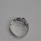Silver Tone Stainless Steel Heart Band Ring Size 7 Love Theme — photo 2