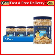  6 Pack PLANTERS Deluxe Salted Whole Cashews, Party Snacks