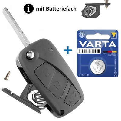 Llave Plegable Repuesto Carcasa Batería Citroen Jumper Nemo Peugeot Boxer Bipper