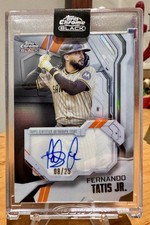 2026 Topps Chrome Black Ivory Auto Fernando Tatís Jr. -Orange /25 Padres IVA-FT