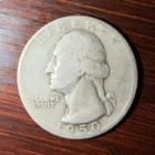 1950 Washington Quarter 25C Silver 0.900 Philadelphia Business Strike KM#164