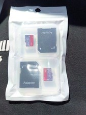 2 Pack Micro Memory Card 128 GB with Adapter-TransFlash Card, TF Card for Camera
