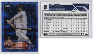 2023 Topps Chrome Sapphire Edition Riley Greene #31 Rookie RC